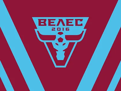 FC Veles bull logo fc veles football graphic maniac soccer logo sports design sports identity