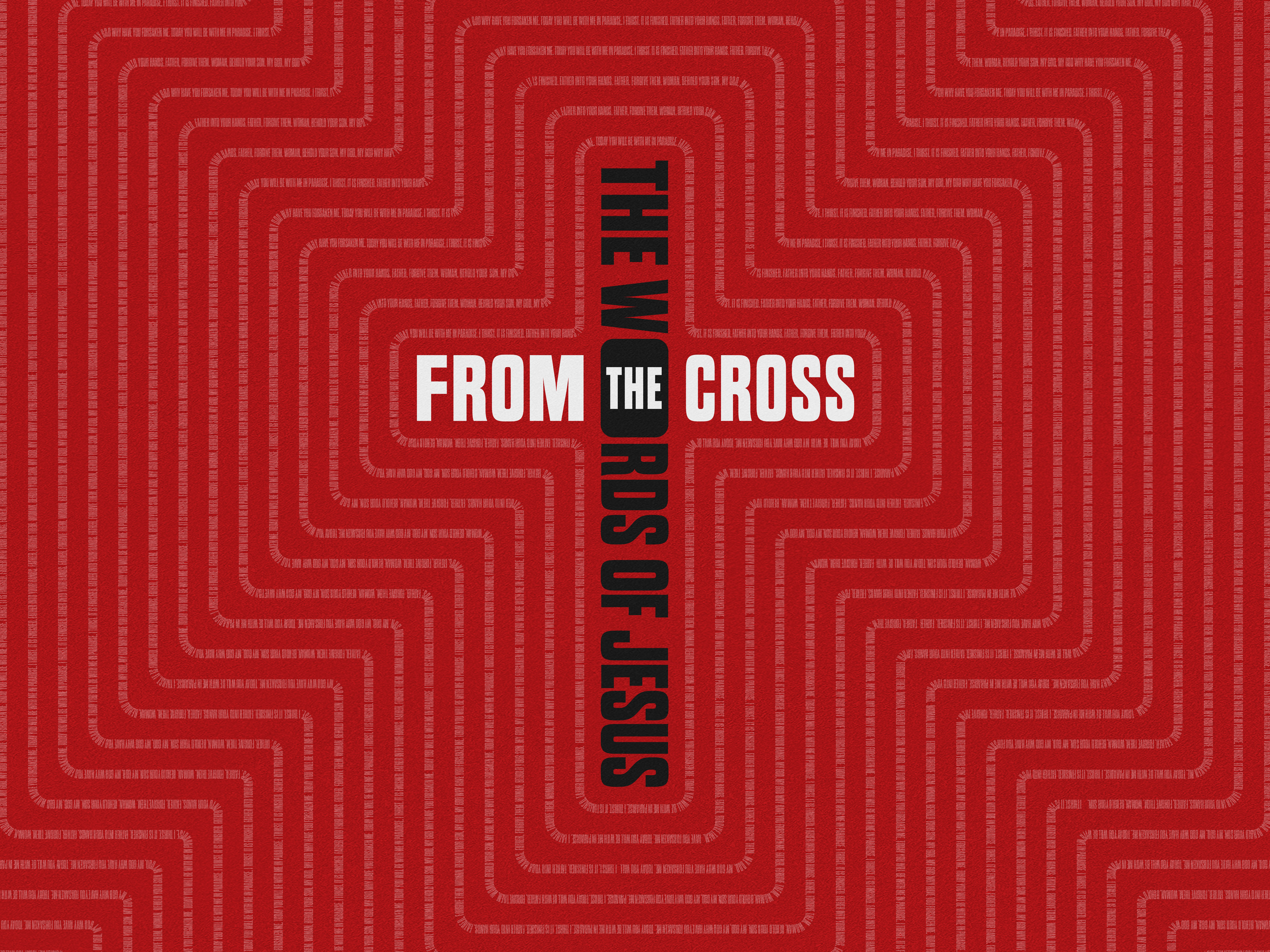 Example of Mariners Church series design // FROM THE CROSS