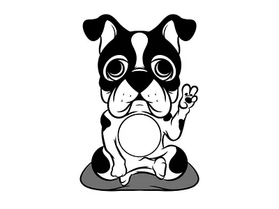 Dogcow cartoon character mascot