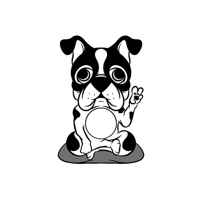 Dogcow cartoon character mascot