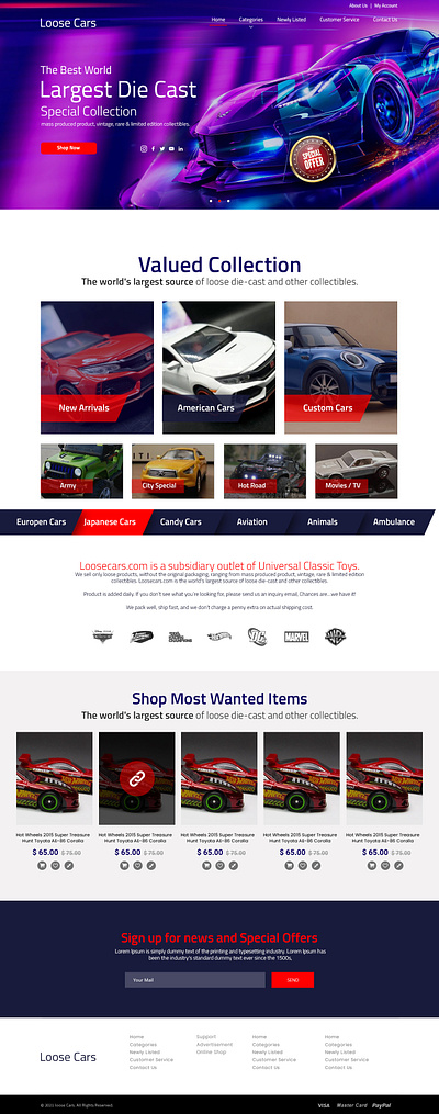 Ecommerce Web Layout app brand branding design graphic design logo photoshop ui ux web design web layout