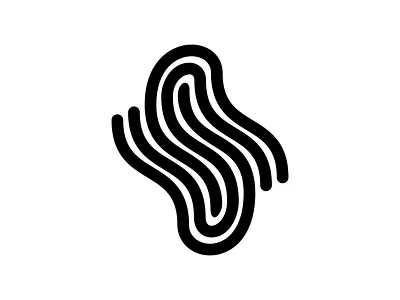 Organic S shape branding brandlogo brandmark design graphic design graphicdesign illustration logo logodesign logodesigner logomark logos monogram monotone organic logo s shape ui