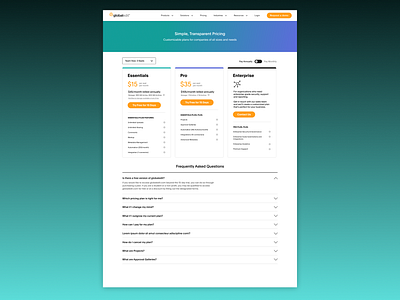 Pricing application branding design pricing ui ux