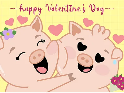 Valentine's Day (2022) design illustration kawaii