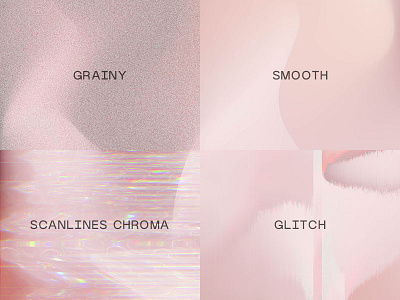 Dreamy Gradient Background In 4 Variations aesthetic background chroma dreamy dreamyverse editable feminine glitch gradient gradient mesh grainy grey neutral noise pink rose scanlines single color smooth vector