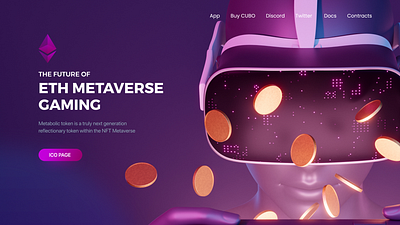 ETH Metaverse Gaming 3d adobe photoshop cc adobe xd animation concept creativerafat graphic design logo maxrafat motion graphics ui