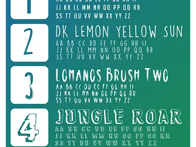 Free Fonts Poster design graphic design typography