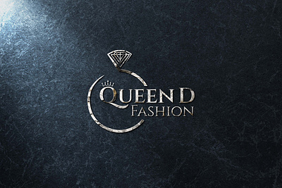 Gueen D Fashion logo branding graphic design logo typography