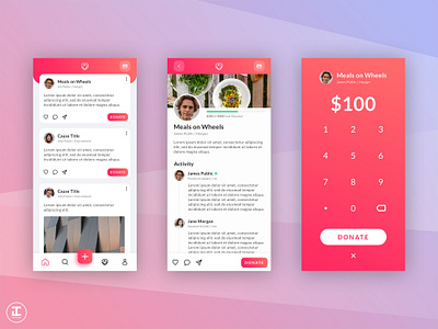 Donation App | Part I app branding clean design design inspiration donate donation donation app money money app payment payment app sketch social social app ui ui trends ux ux trends visual design