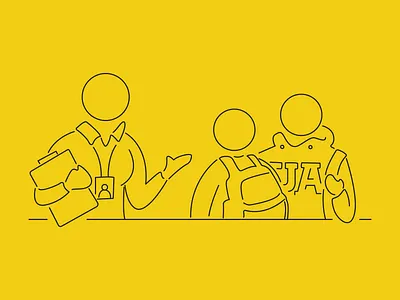 Opportunities artwork college drawing graphic design icon illustration line art linework outreach students university vector