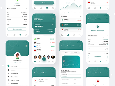 Expense & Income Manager app design earnings expense finance income ios money spend spending ui ui design uiux ux