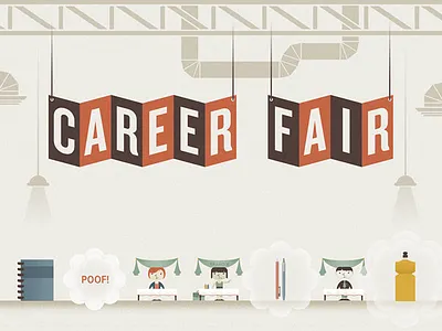 InternMatch (2/3) branding characters design illustration illustrator motion graphics pen tool