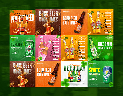 Social Media post design - Beer and Drink design drink facebook post flyer social media banner social media post social media stories