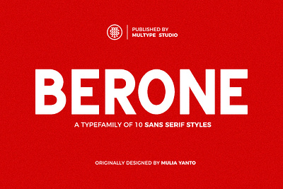 Berone - Sans Serif Font branding design font fonts typeface