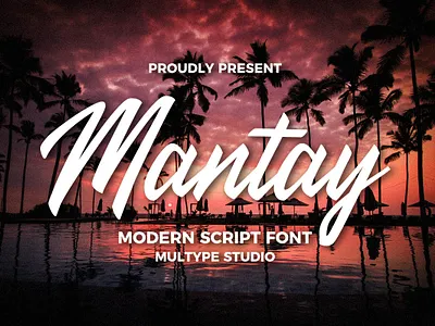 Mantay - Modern Script Font branding design font fonts script font typedesign typeface