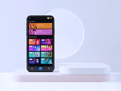 Face Swapping Buttons app branding design icon logo typography ui ux