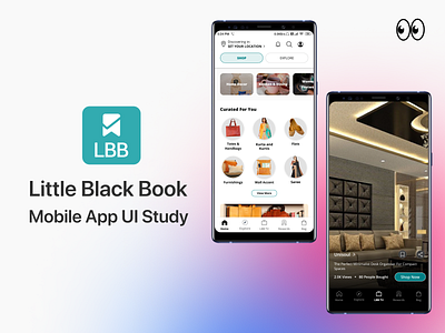 LBB Mobile UI Study 3d animation app design branding design graphic design illustration logo mobile app motion graphics ui ui study vector website website design yamparala rahul