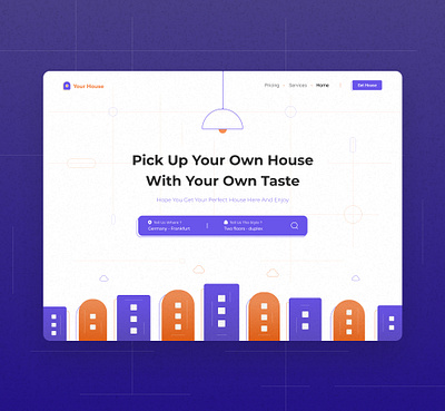 Your House - UI Concept art beautiful behance cool design designinspiration dribbble illustration landingpage minimal product productdesign purple ui uidesigner uiux uiuxdesign userexperience userinterfacedesign webdesign