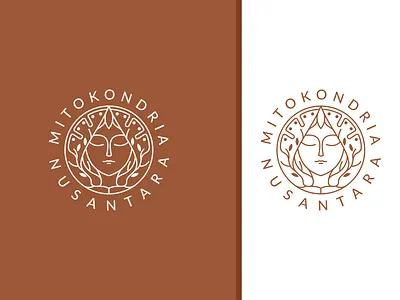 Mitokondria Nusantara abstrac abstract branch branding graphic design illustration leaf leaves line lineart logo minimalist modern mother motherearth simple tree wayang