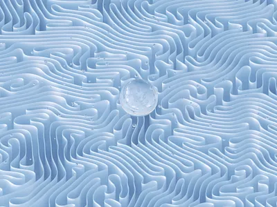 3D Wave 3d abstract animation c4d design motion graphics octane render