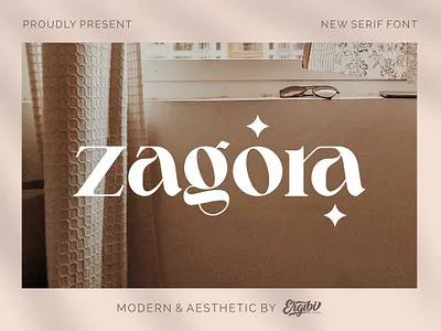 Zagora Display Font advertising branding classy display display font elegant fashion fonts lettering logo luxury magazine minimalist modern sans serif serif stylish typeface typography unique