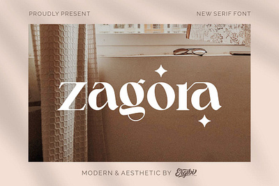 Zagora Display Font advertising branding classy display display font elegant fashion fonts lettering logo luxury magazine minimalist modern sans serif serif stylish typeface typography unique