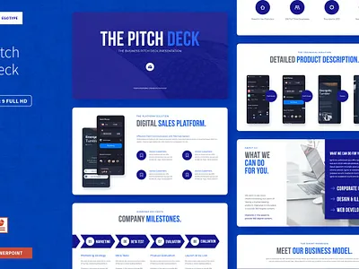 Pitch Deck Multipurpose Template clean company corporate deck design modern multipurpose multipurpose template photography pitch pitch deck pitchdeck portfolio powerpoint studio template unique web design web development website