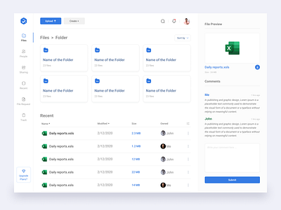 File share drive application UI Design drive dropbox dropbox ui excel sheet file share file ui google drive pdf share sheet ui ui design uiux user interface design ux uxdesign uxui