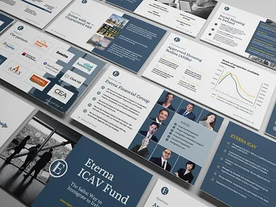 Fundraising Pitch Deck adobe photoshop design fundraising presentation graphic design investor deck pitch deck pitch deck design powerpoint presentation design real estate presentation