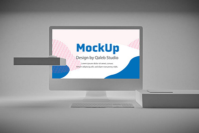 Clean iMac Pro Mockups abstract apple clean clean imac design device display imac imac mockup imac mockups imac pro laptop mac macbook mockup presentation realistic screen simple ui