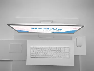 Clean iMac Pro Mockups abstract apple clean clean imac design device display imac imac mockup imac mockups imac pro laptop mac macbook mockup presentation realistic screen simple ui