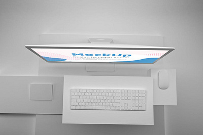 Clean iMac Pro Mockups abstract apple clean clean imac design device display imac imac mockup imac mockups imac pro laptop mac macbook mockup presentation realistic screen simple ui