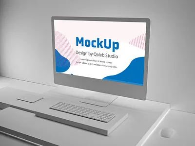 Clean iMac Pro Mockups abstract apple clean clean imac design device display imac imac mockup imac mockups imac pro laptop mac macbook mockup presentation realistic screen simple ui