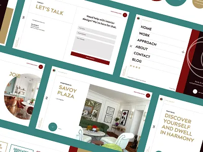 Interior Design Agency Web Pages architecture design design studio graphic design homepage interface interior design ui user experience user interface ux web web design web pages website website design