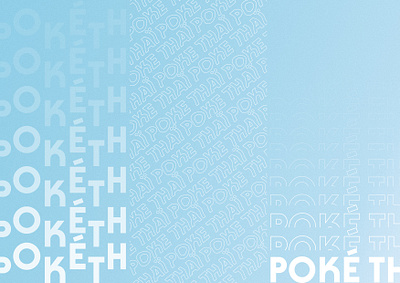 Pokethai - Typefont effects branding design effects fonts graphic design logo minimal typefonts