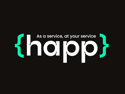 Happ - Logo design graphic design ia it logo minimal type