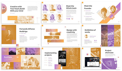 Detone - DuoTone Keynote Template branding clean design designposter duotone duotone keynote google google slides gradient graphic design illustration keynote minimal pitch deck powerpoint startup ui ux vector web design