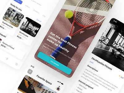 UI Design Mobile App for Booking Sport Center animation app design branding figma graphic design logo mobile ui ui ux user interface web design