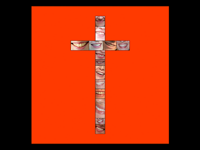 CROS(s)ES ‘Speak No Evil’ (03) catholicism christianity cross crucifix design graphic minimal religion type typography