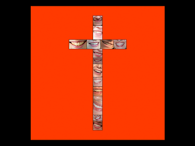 CROS(s)ES ‘Speak No Evil’ (03) catholicism christianity cross crucifix design graphic minimal religion type typography