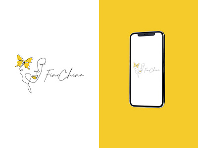 girl lineart logo brand branding girl lineart minimal