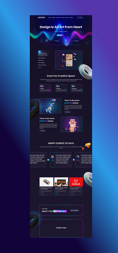 Creative Agency Landing Page UI agency branding creative design figma graphic design illustration india logo prototype ui uiux