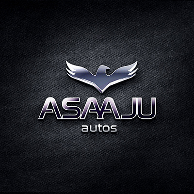 Asaaju Autos - Brand Logo branding design graphic design illustration logo typography vector