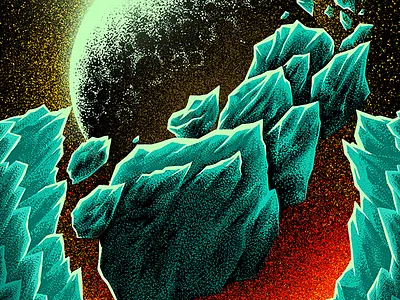 ice meteor art astronaut color cryptoart eth fnd foundation.app illustration meteor nft nftart nftartist nftcommunity nfts sebrodbrick