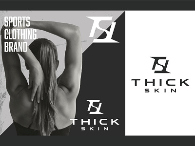 ThickSkin | Logo Design apparel brand identity brand logo branding business logo clothing logo company logo fashion fitness graphic design illustration logo logodesign logotype modern sports symbol ui