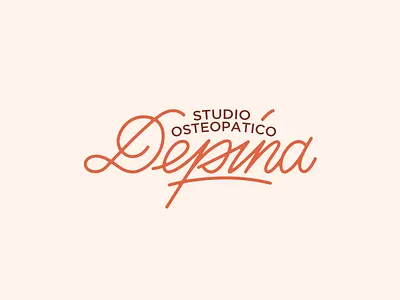 Depina concept 1 body branding bulgaria care custom fourplus identity italy ivaylo nedkov lettering logo logotype osteopathy script studio typography welness