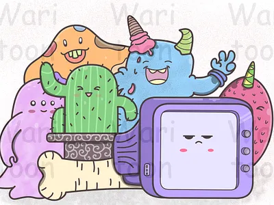 Doodle 3 chibi cute cutecartoon doodle doodleart doodleillustration funnycartoon kawaii