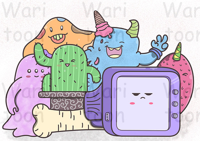 Doodle 3 chibi cute cutecartoon doodle doodleart doodleillustration funnycartoon kawaii