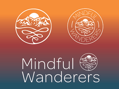 Mindful Wanderers- Visual Identity brandidentity branding design system graphic design illustration lifestylebrand logo logo design visual identity yoga