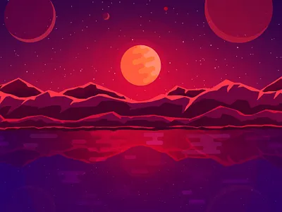 Flat illustration design design art graphic design icon illustration illustration art planet planet earth ui